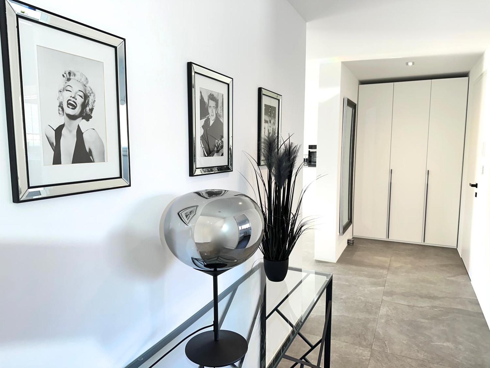 Ferienwohnung Black White ラウブリング エクステリア 写真